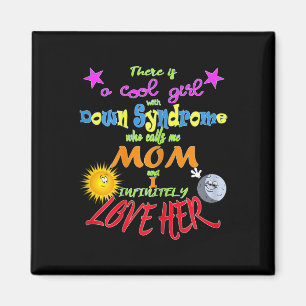 Proud Mum Of Down Syndrome Daughter Magnet