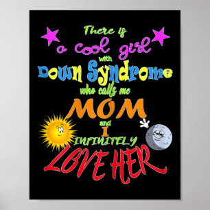 Proud Mum Of Down Syndrome Daughter  Poster