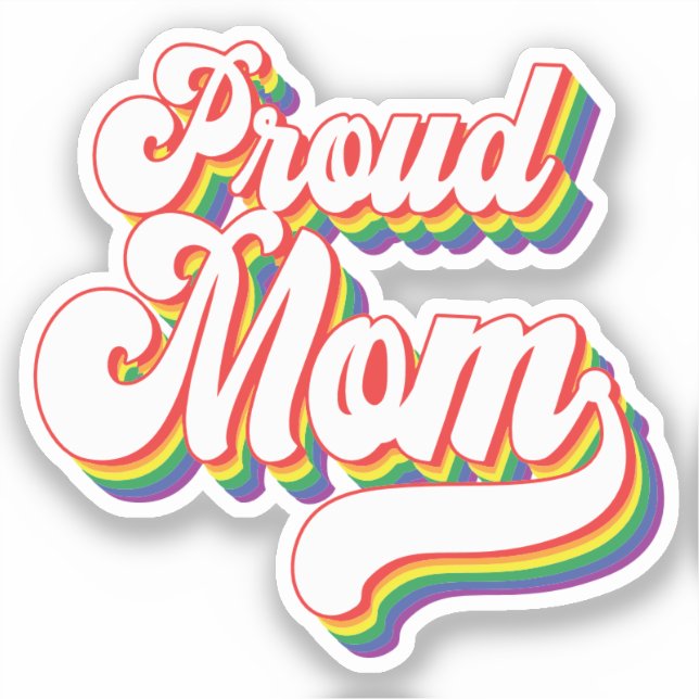Proud Mum of LGBTQ | Gay Pride Mum | Supportive (Front)