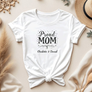 Proud Mum of Personalised Gift For Mum T-Shirt