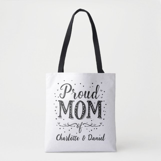 Proud Mum of | Personalised Gift For Mum | Tote Bag (Front)