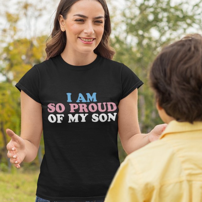 Proud Mum of Transgender Son Mother's Day T-Shirt (Creator Uploaded)