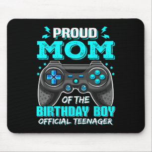 Proud Mum Official Teenager Video Game 13th Birthd Mouse Pad