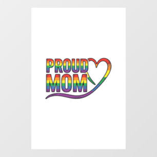 Proud Mum Rainbow Heart Vintage Engraving Design_1