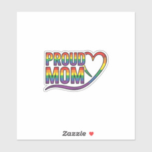 Proud Mum Rainbow Heart Vintage Engraving Design_1