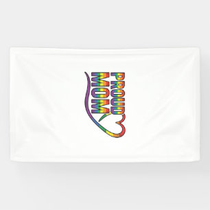 Proud Mum Rainbow Heart Vintage Engraving Design_1 Banner