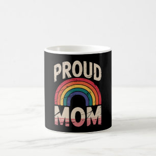 Proud Mum Rainbow LGBTQ Gay Pride Ally Coffee Mug