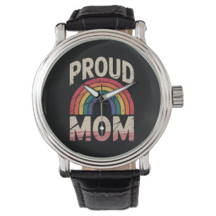Proud Mum Rainbow LGBTQ Gay Pride Ally Watch