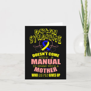 Proud Mum World Down Syndrome Day Women Kids Card