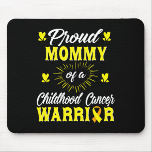 Proud Mummy Of A Childhood Cancer Warrior Awarenes Mouse Pad