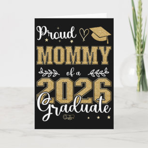 Proud Mummy Of A Cl Of 2026 Graduate For Graduatio Card