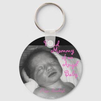 Proud Mummy of an Angel Baby Key Ring