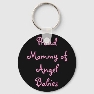 Proud Mummy of Angel Babies Key Ring