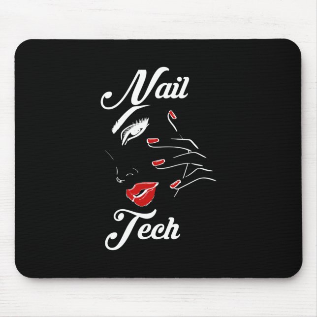 Proud Nail Tech Mouse Pad (Front)