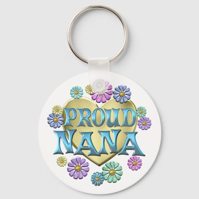 Proud Nana Key Ring (Front)