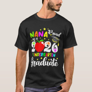 Proud nana of 2026 kindergarten graduate mothers T-Shirt