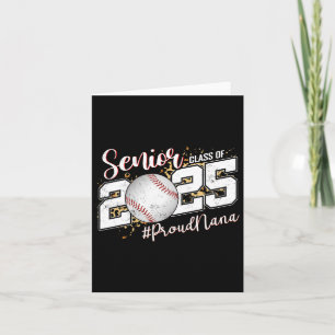 Proud Nana Of A 2025 Senior Sell Grandma Graduatio Card