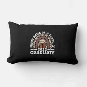 Proud Nana Of A Class Of 2022 Graduate Leopard Lumbar Cushion