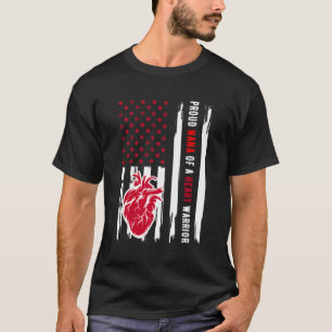 Proud Nana Of A He Warrior Chd Awareness T-Shirt