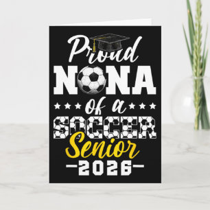 Proud Nana Of A Soccer Senior 2026 Graduation Gift Card