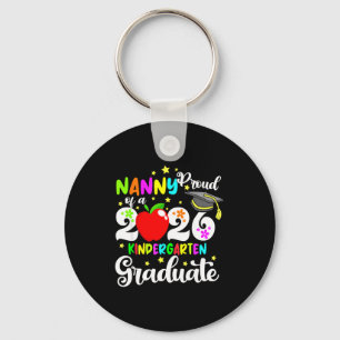 Proud nanny of 2026 kindergarten graduate mothers key ring