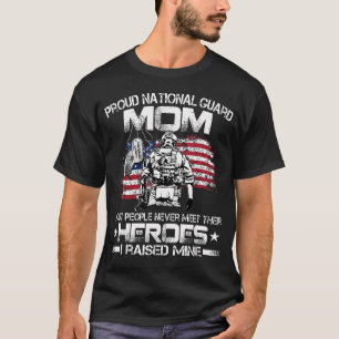 Proud National Guard Mum National Guard T-Shirt
