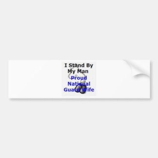 Proud National Guard Wife Bumper Sticker