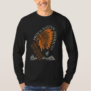 Proud Native American Configuration Analyst Job T-Shirt