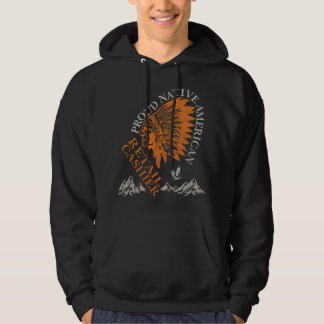 Proud Native American Job Retail Cashier Hoodie