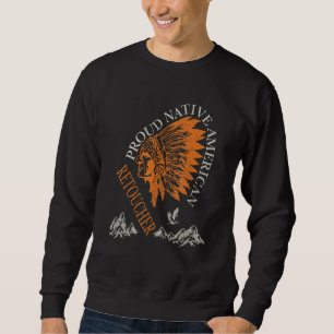 Proud Native American Job Retoucher Sweatshirt