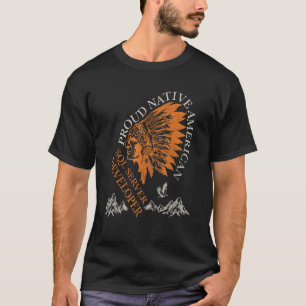 Proud Native American Job SQL Server Developer T-Shirt