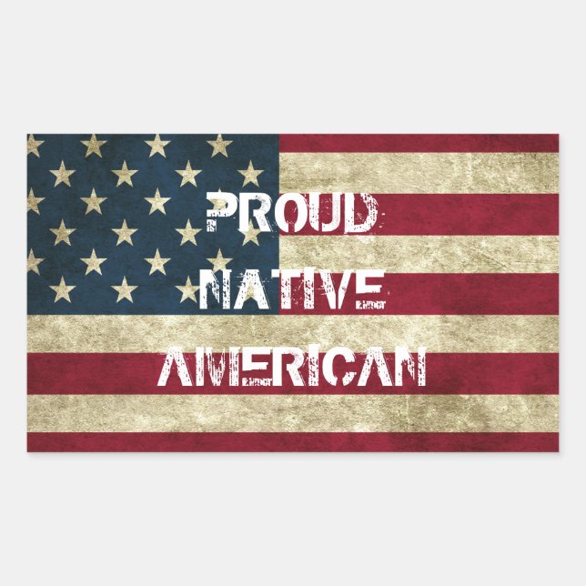 Proud Native American Sticker (Front)