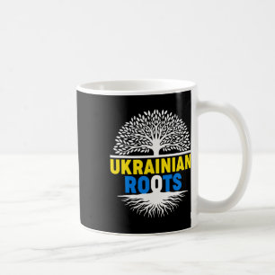 Proud Native Ukrainian Ukraine Flag Ukrainian Root Coffee Mug