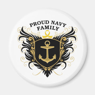Proud Navy Family Magnet
