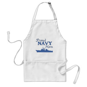 Proud Navy Mum Ship Standard Apron