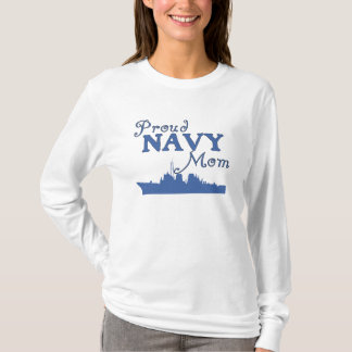 Proud Navy Mum Ship T-Shirt