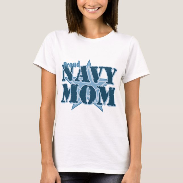 Proud Navy Mum T-Shirt (Front)