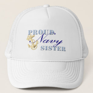 Proud Navy Sister Trucker Hat