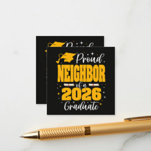 Proud Neighbour Of A Class Of 2026 Graduate Enclosure Card