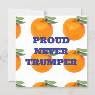 PROUD NEVER TRUMPER MAGNET
