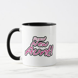 Proud New Aunt tshirts and Gifts Mug