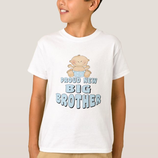 Proud New Big Brother Boy T-Shirt (Front)