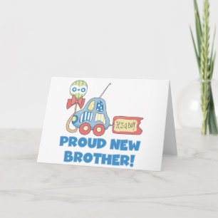 Proud New Brother-It's a Boy Announcement