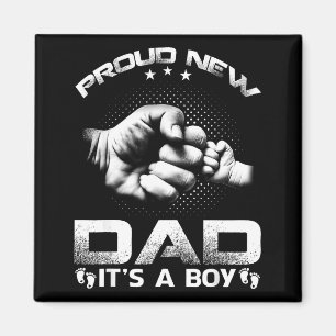 Proud New Dad It's A Boy  Magnet