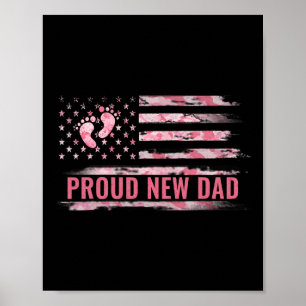 Proud New Dad Men New Girl By Poster