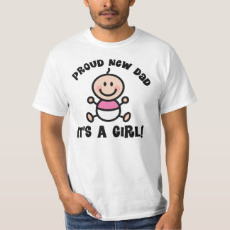 Proud New Dad T-shirt (baby girl)