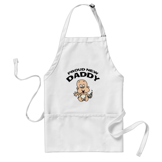 Proud New Daddy Standard Apron (Front)