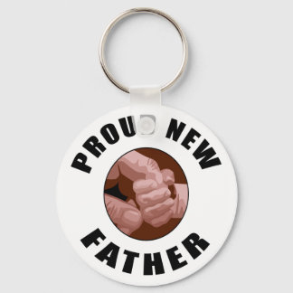 Proud New Father Gift Key Ring