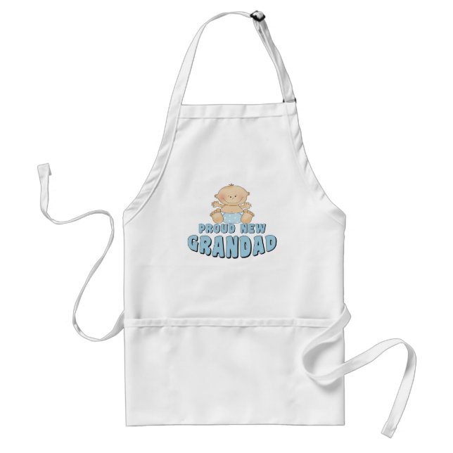 PROUD NEW Grandad Boy Standard Apron (Front)