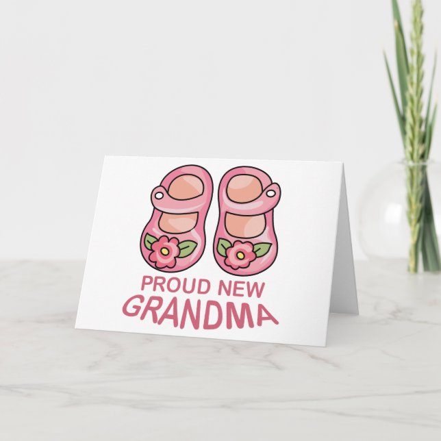 Proud New Grandma Card (Front)